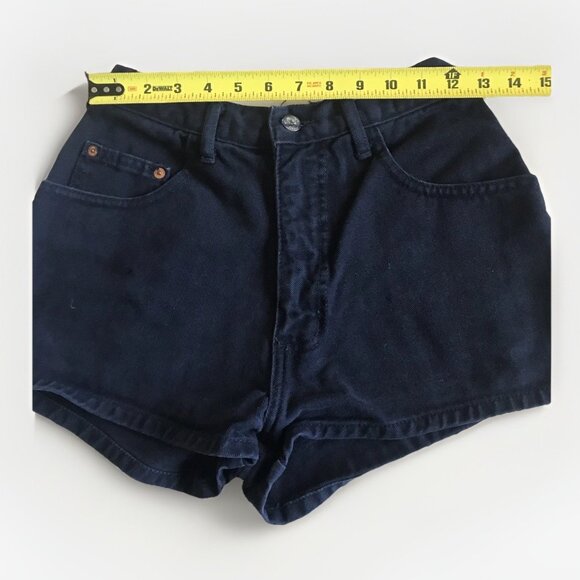 Cést Toi 90s Vintage Shorts Size Medium Made In USA Blue - Picture 5 of 7